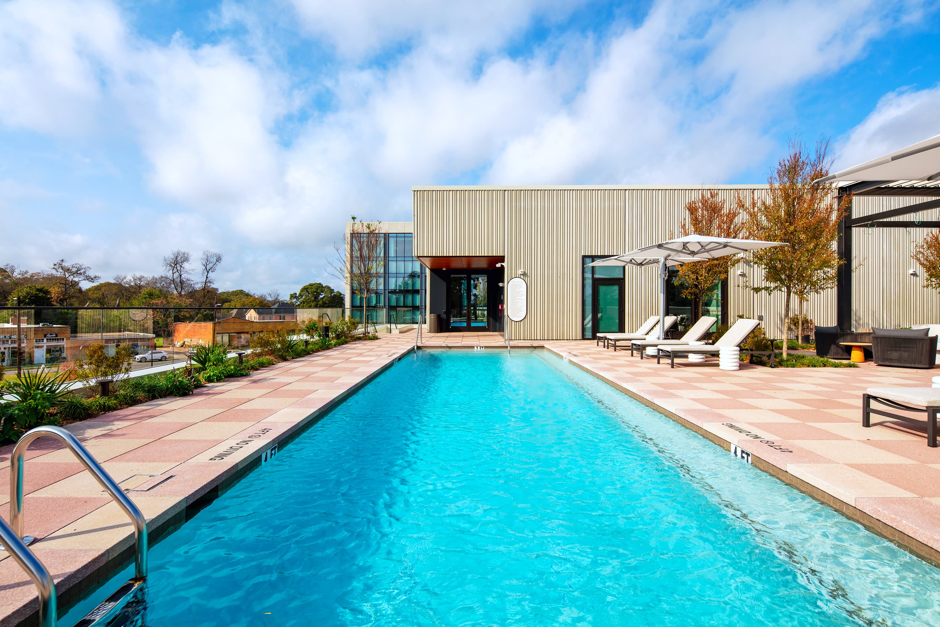 Rooftop pool