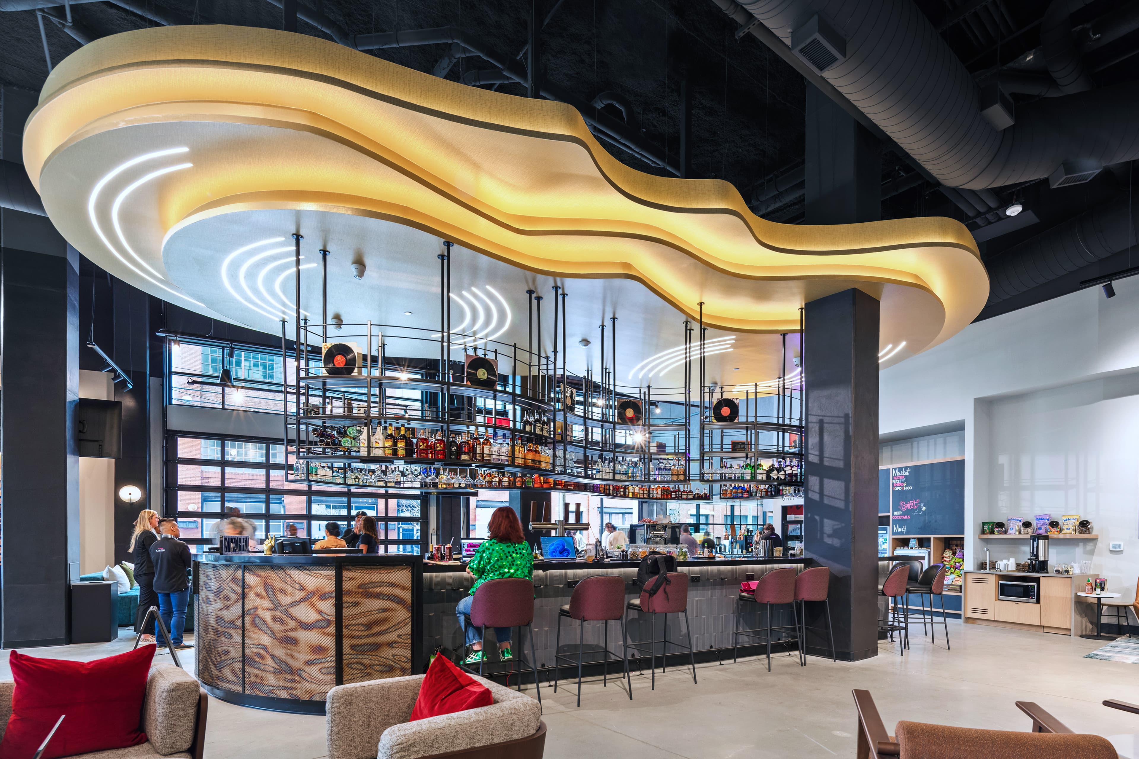 Moxy ground-level bar